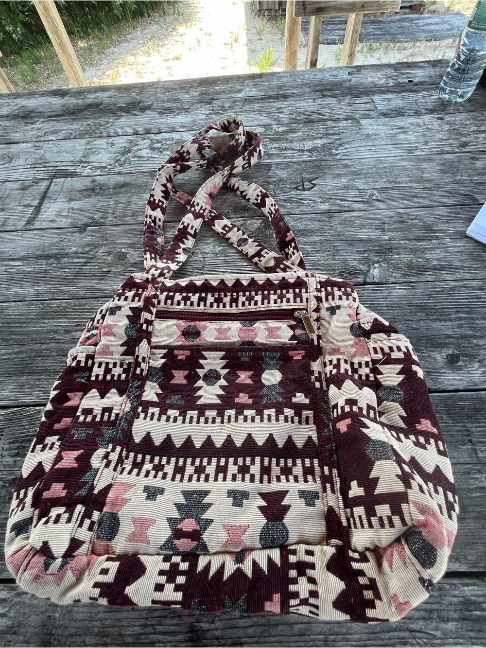CANYON SKY BOHO AZTEC LARGE BAG, material fibers clean never used